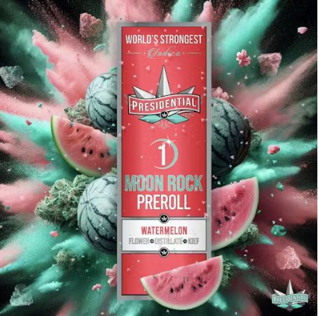 Watermelon 1G Moon Rock Infused PreRoll