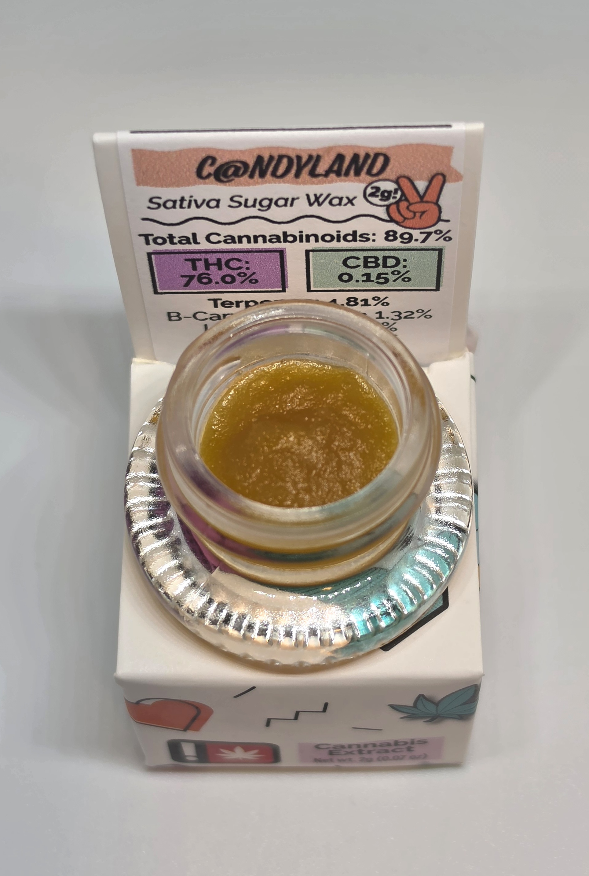 AFTERGLOW - EXTRACT - SUGAR WAX - C@ndyland - 2G - SATIVA