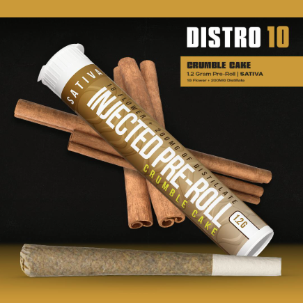 Injected Pre Roll - Crumble Cake