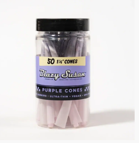 Blazy Susan Purple Rolling Paper 1 1/4