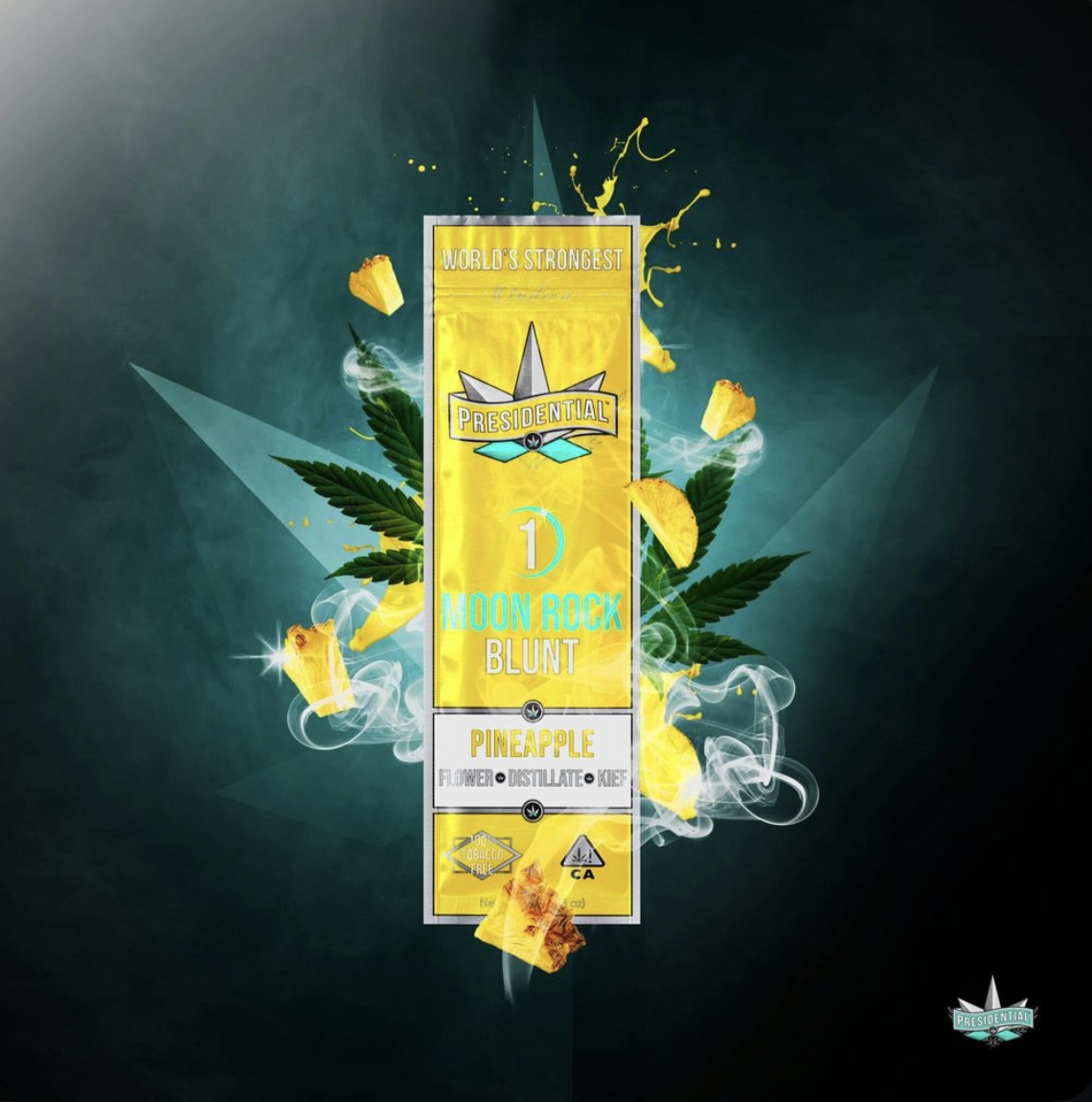 Presidential: Pineapple 1.5G Moon Rock Blunt