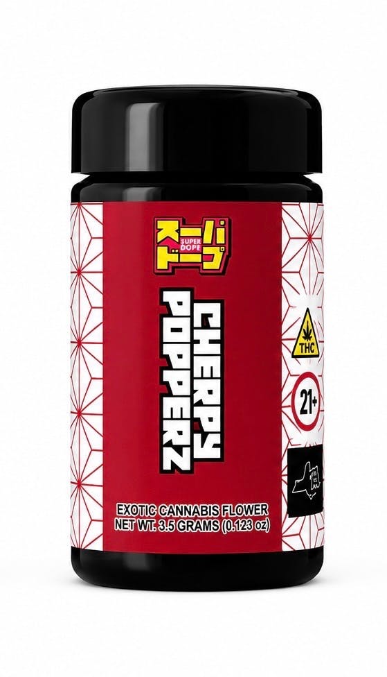 Super Dope Cherry Popperz 3.5g Premium Flower
