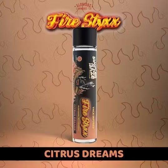 Glorious Citrus Dreams Fire Styxx Pre Roll