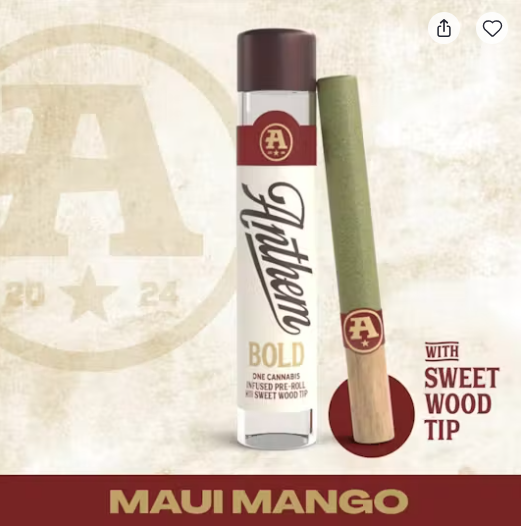 Maui Mango Wood Tip Infused Preroll