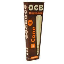 OCB - Cones - 6pk - 11/4" - Unbleached