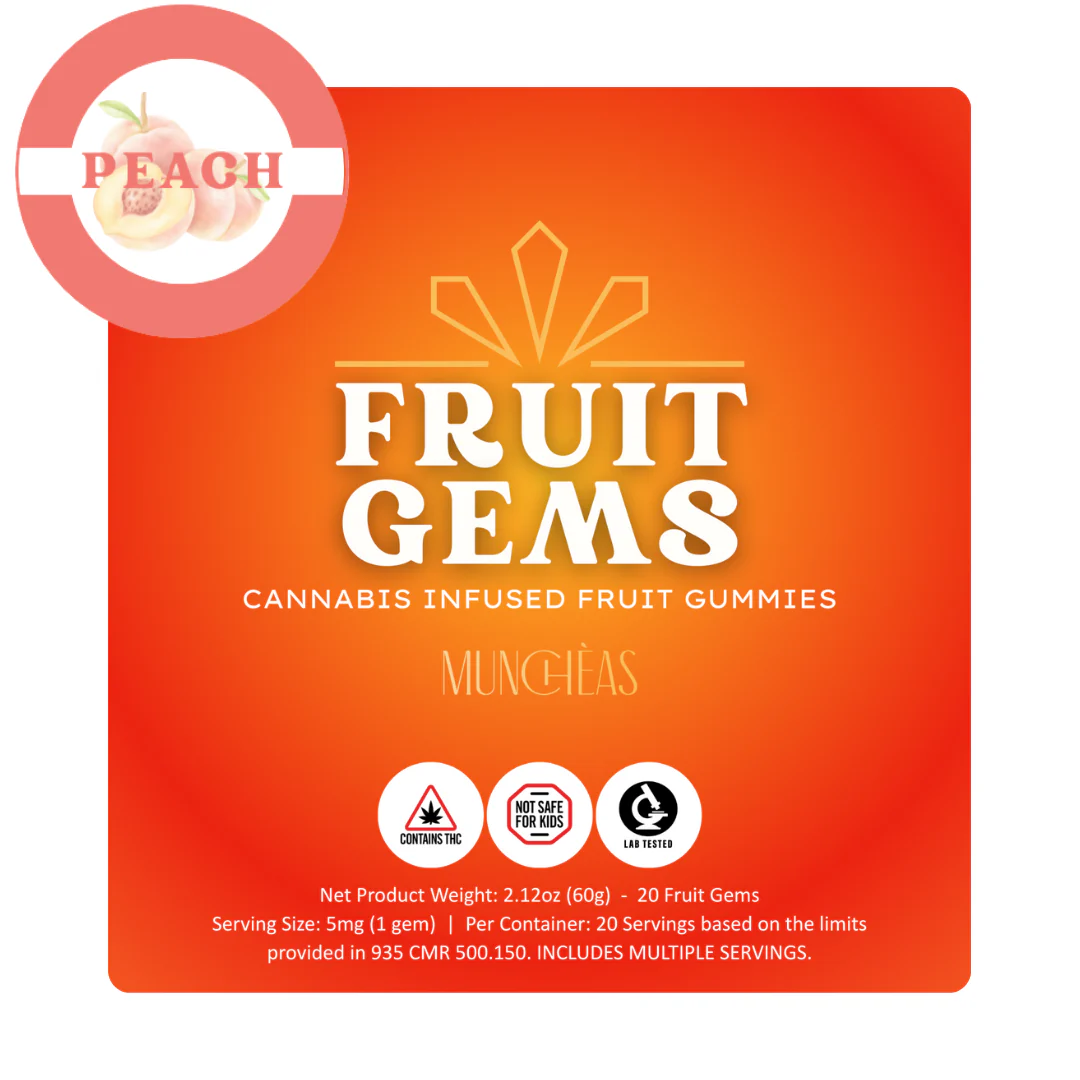 Peach Fruit Gems