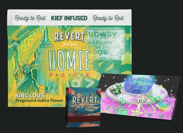 Revert | King Louis - Indica Kief Infused Ground Flower Homie Pack