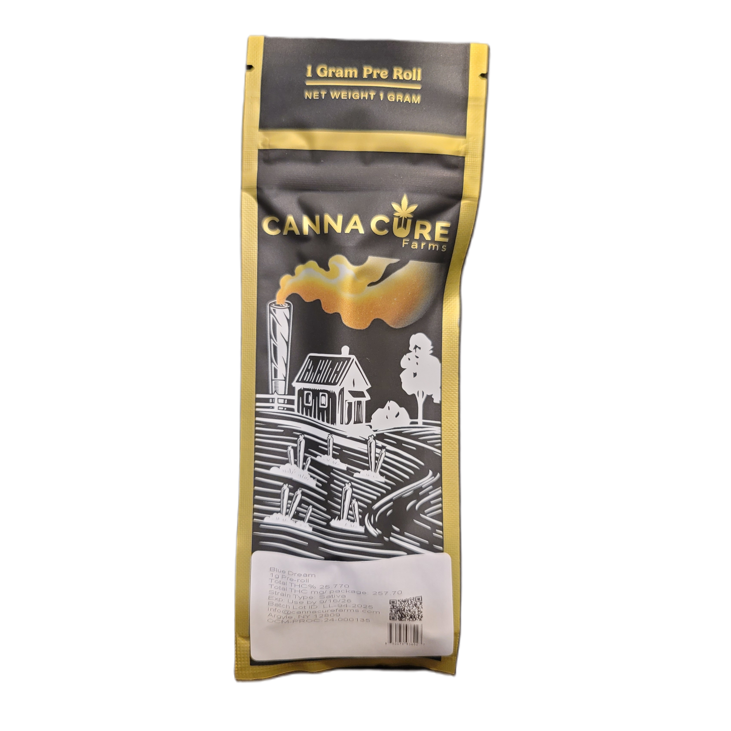 Canna Cure | Pre Rolls | Blue Dream | 1g Pre Roll
