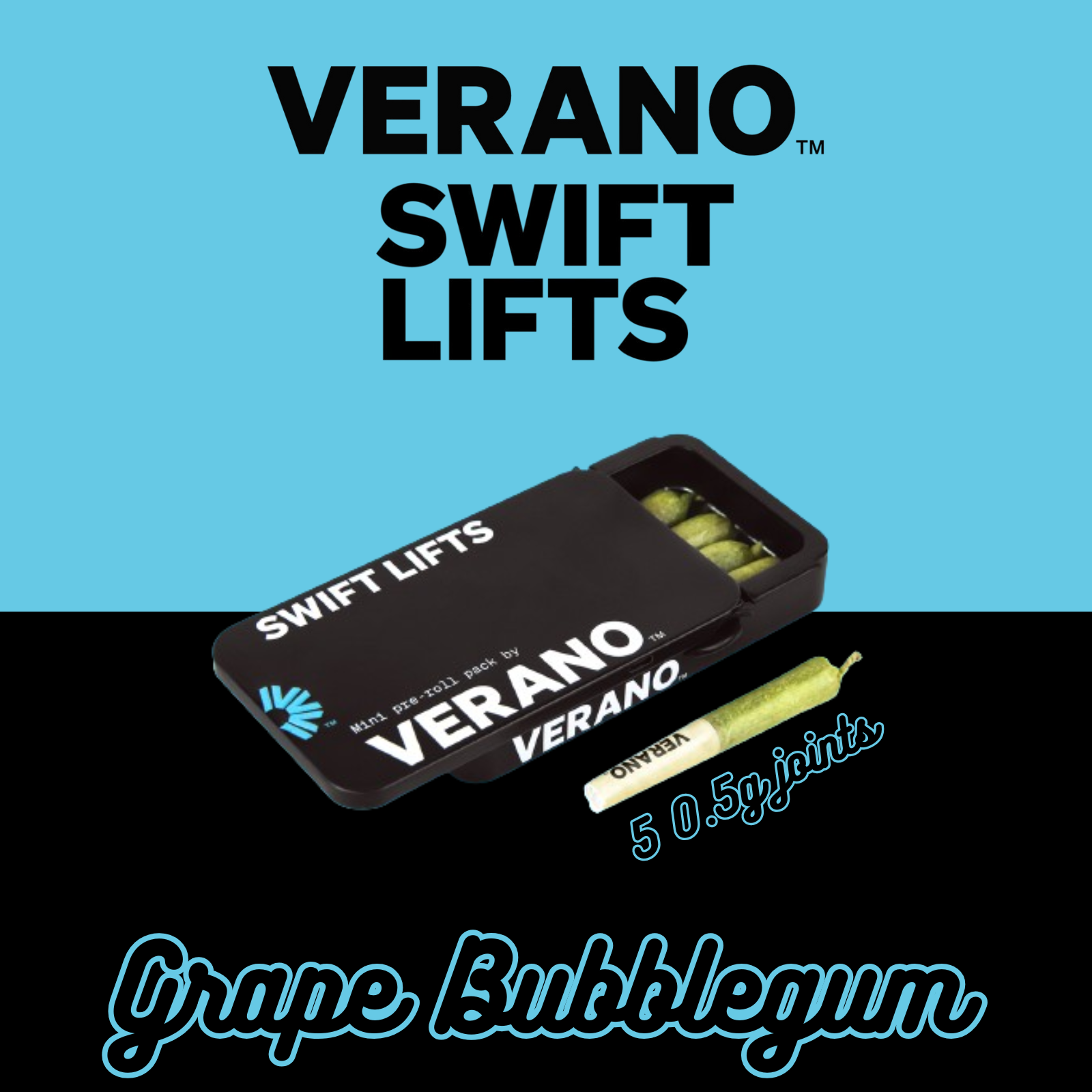 Verano Reserve Swift Lifts (5pk) | Grape Bubblegum (Indica)