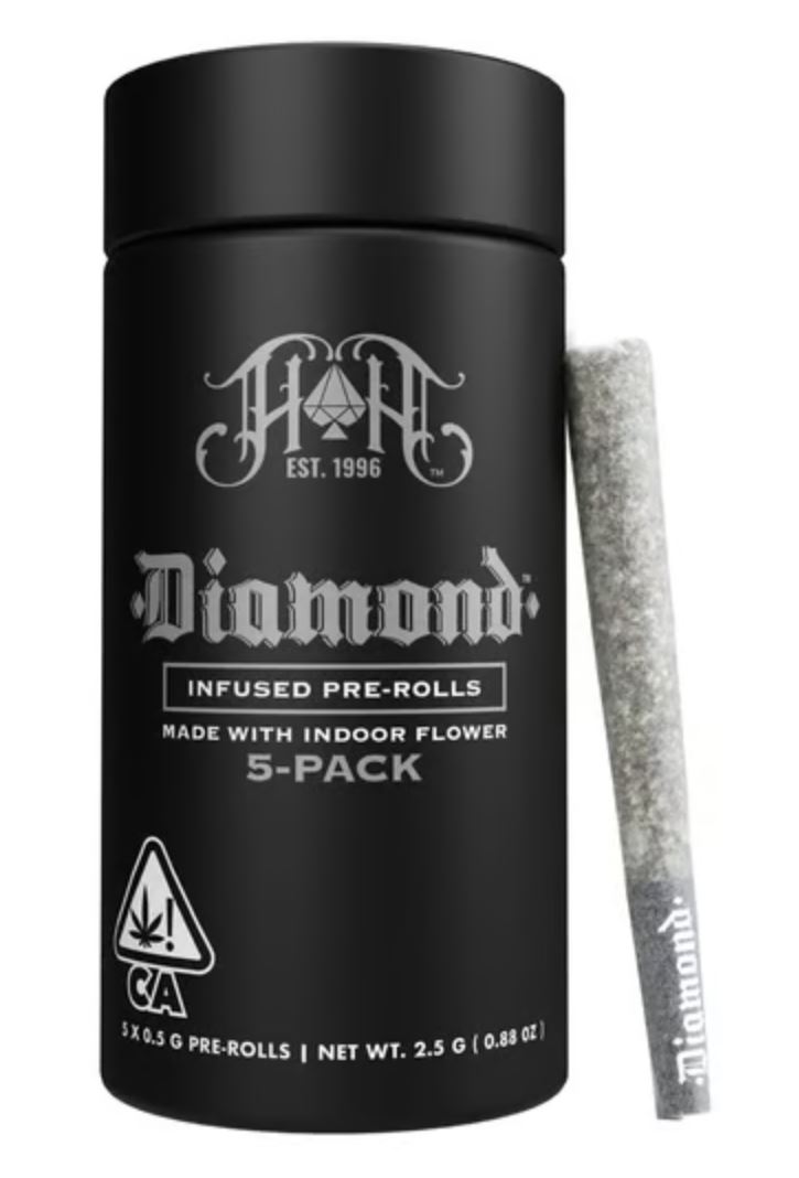 Triple Berry THCa Diamond Infused Preroll 5pk 2.5g