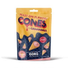 Cannabals - Cones - Strawberry Chocolate - 100mg THC - 10ct
