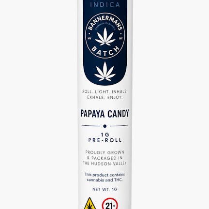 Bannerman's Batch | Papaya Candy - Pre Roll | 1g