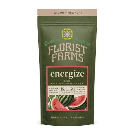 Florist Farms | Sour Watermelon | Energize Gummies | 2pk
