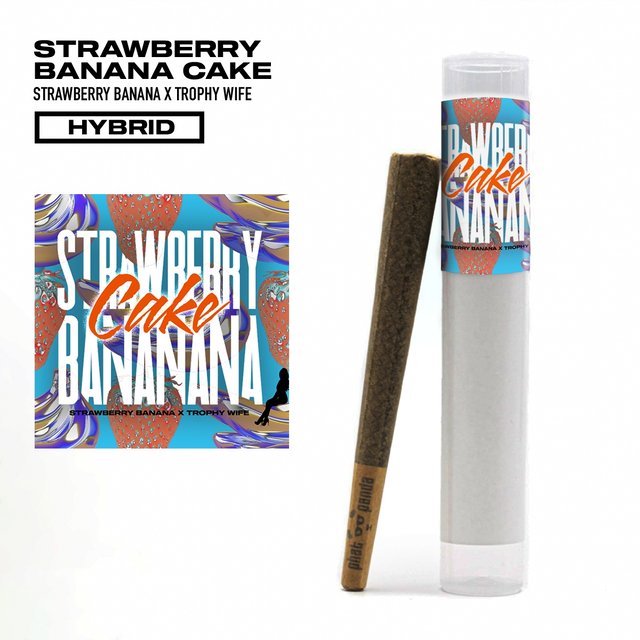 Strawberry Banana Cake Pre-Roll | 1g