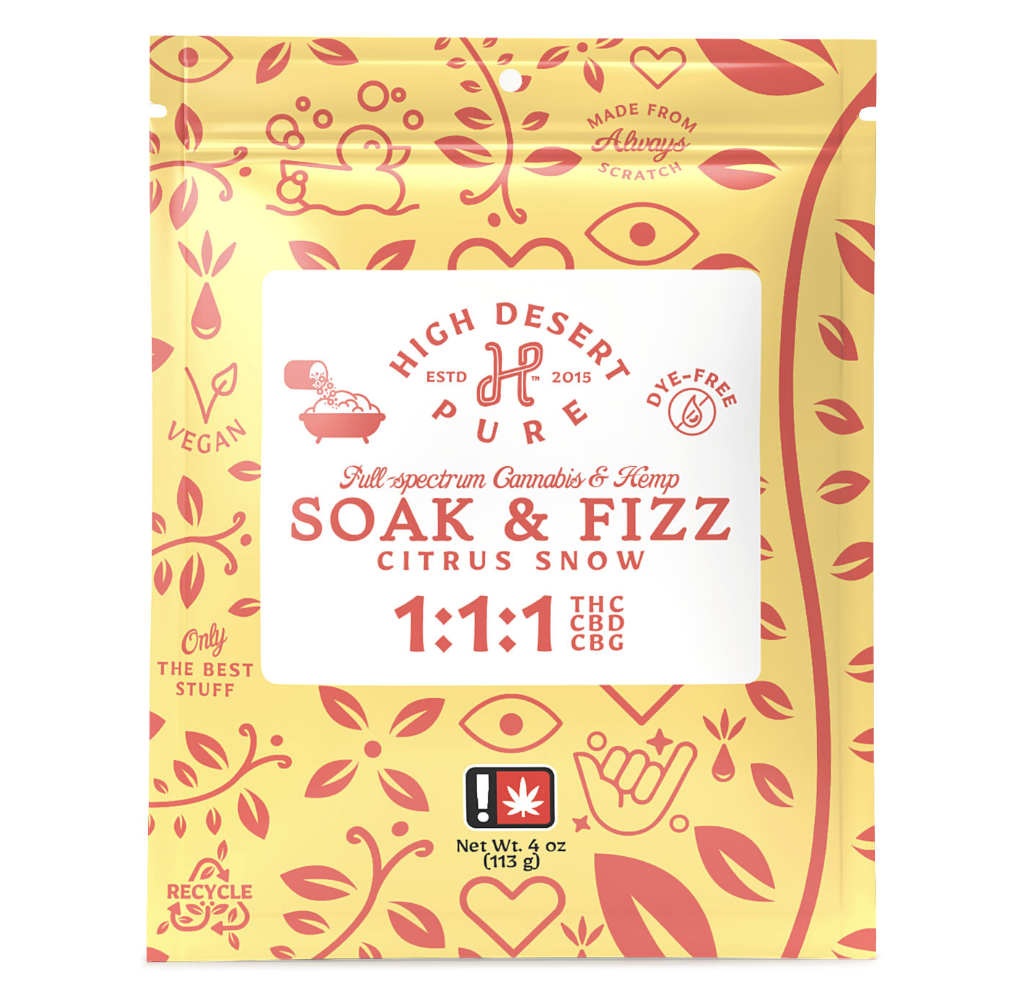 Citrus Snow Soak Fizz