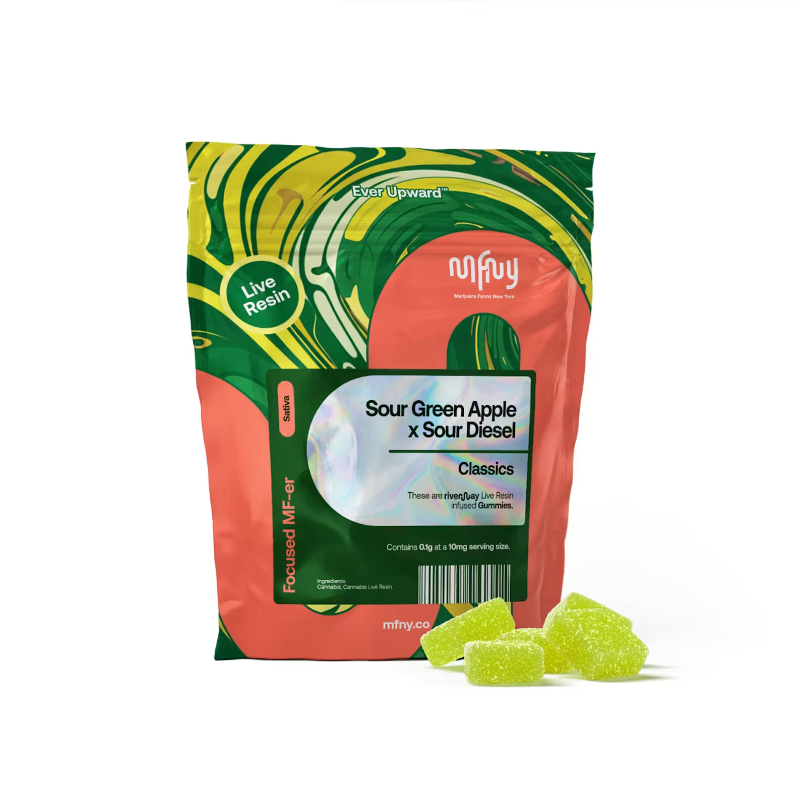 Sour Green Apple x Sour Diesel · Live Resin · 10pk