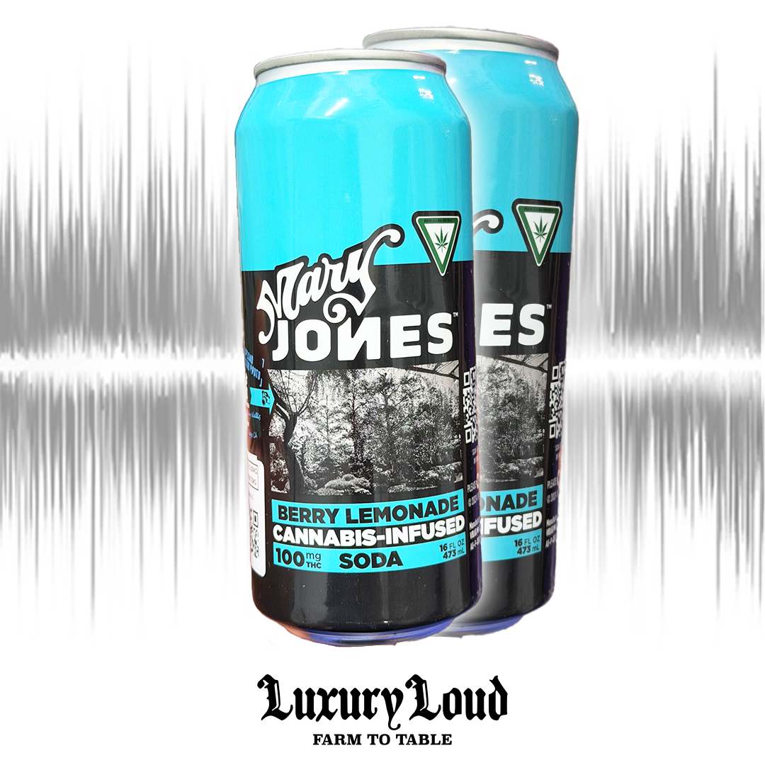 Mary Jones Soda | Berry Lemonade | 100mg