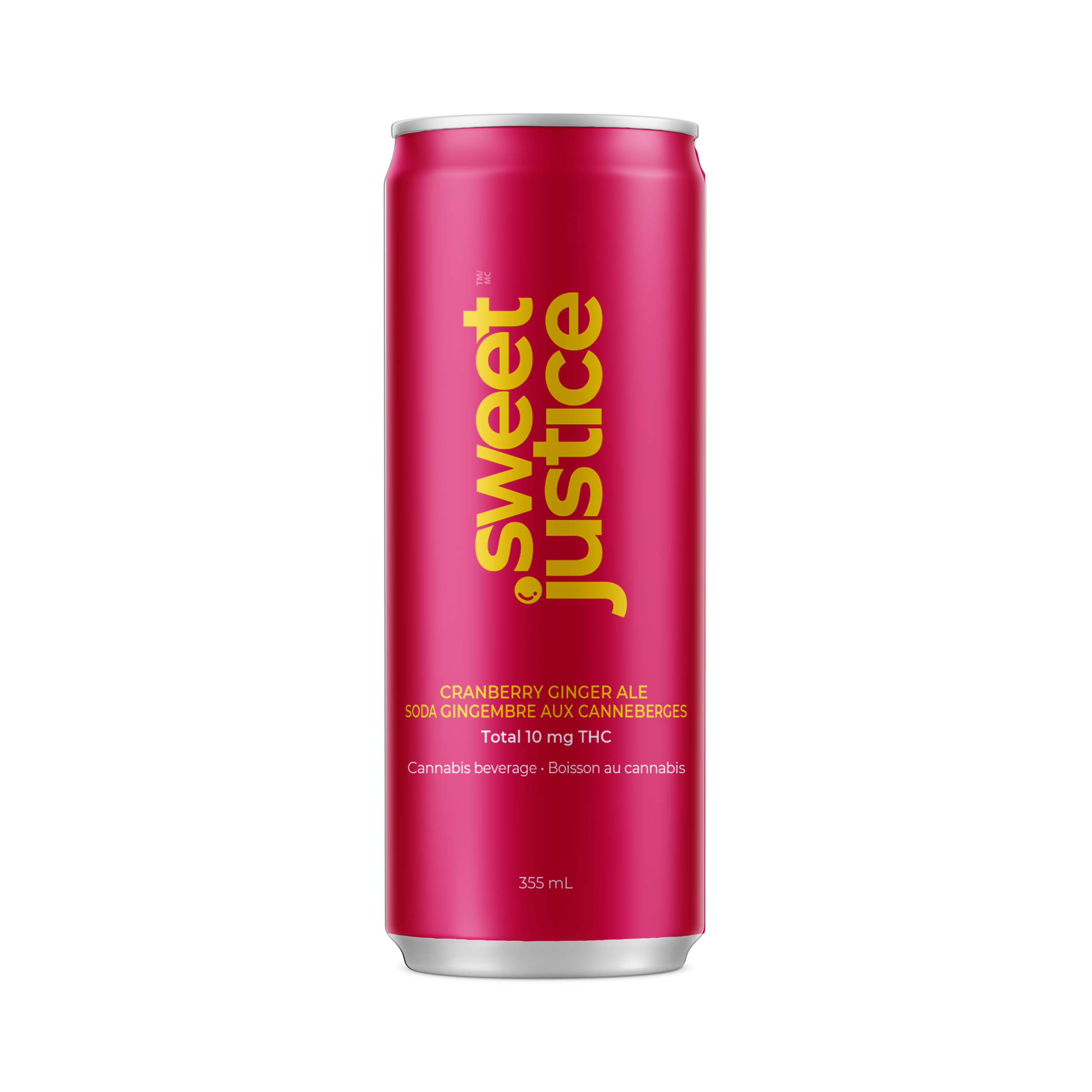 Cranberry Ginger Ale 10 THC + 10 CBG 355ml