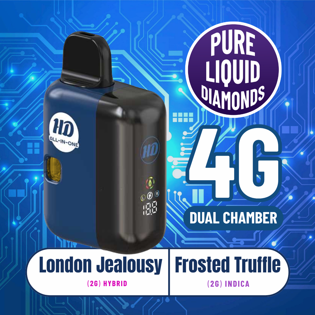 London Jealousy x Frosted Truffle | Liquid Diamonds Disposable | 4g | Hybrid