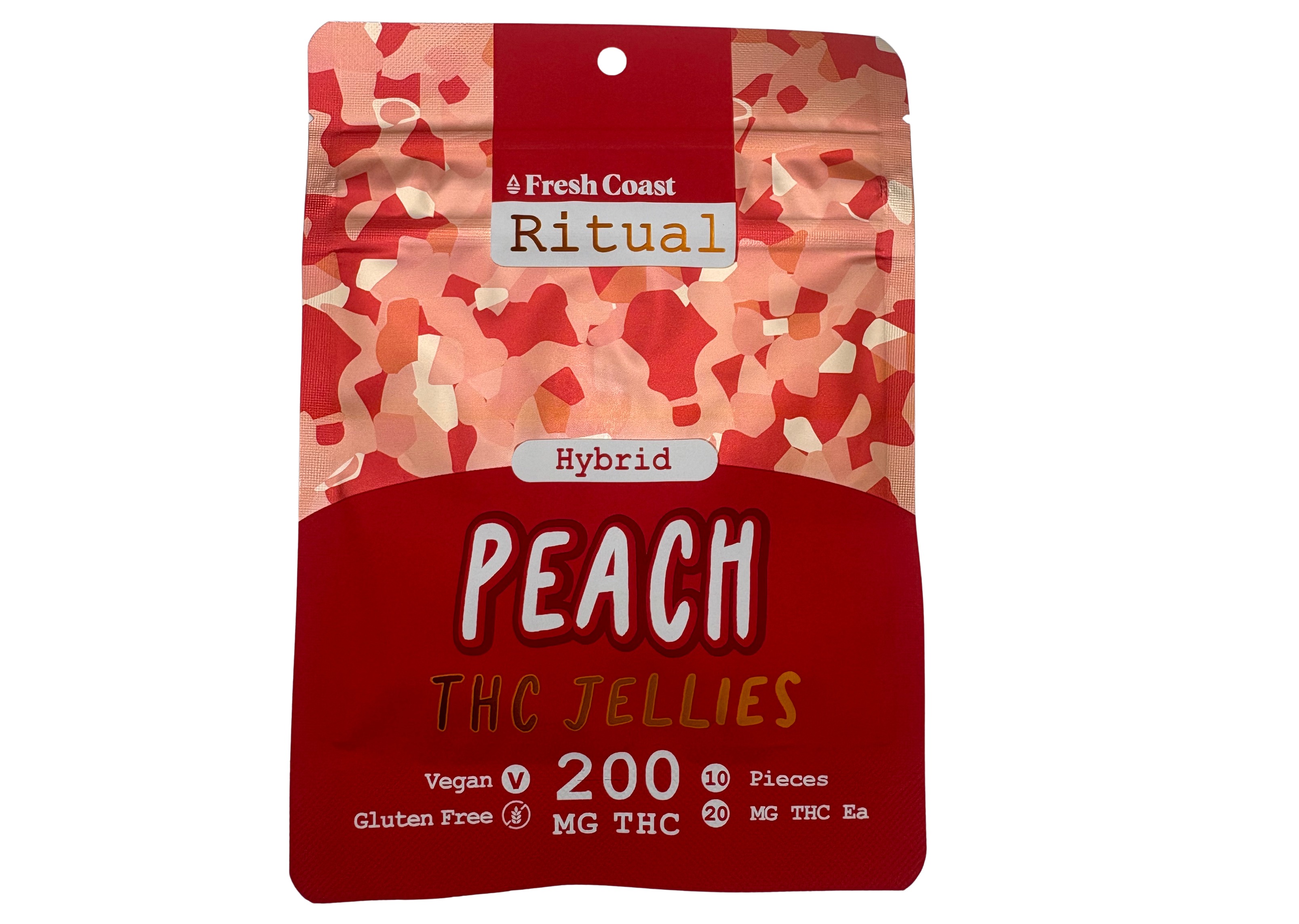 Ritual | Peach 200mg Jellies