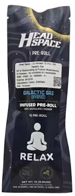 Head Space Galactic Gas Double Infused Preroll