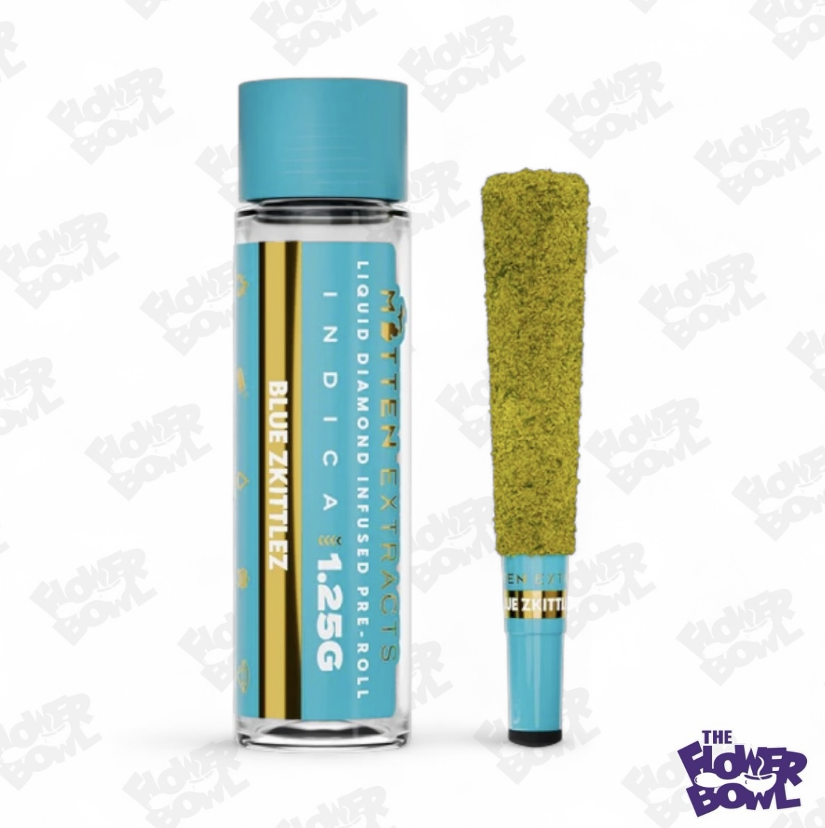 Mitten Extracts: Blue Zkittles (I) 1.25G Infused Preroll