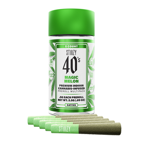Stiiizy | Magic Melon | .5G 40's Infused Pre-Rolls 5PK 2.5G