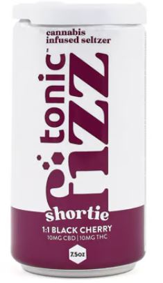 Tonic | Fizz Black Cherry 1:1 THC:CBN | 7.5oz | 10mg