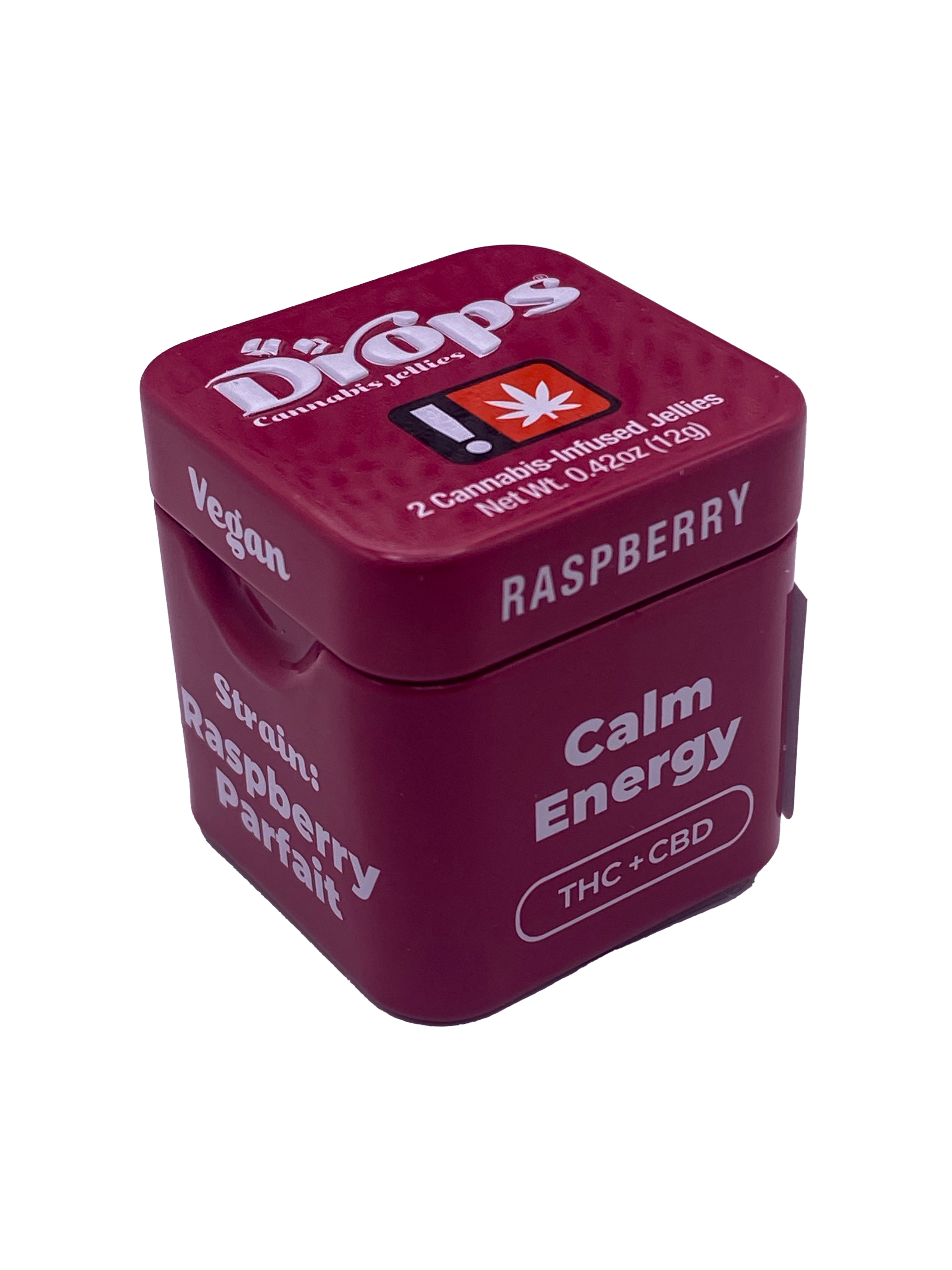 Raspberry 2-Piece [Calm Energy] (2:1) | 100mg