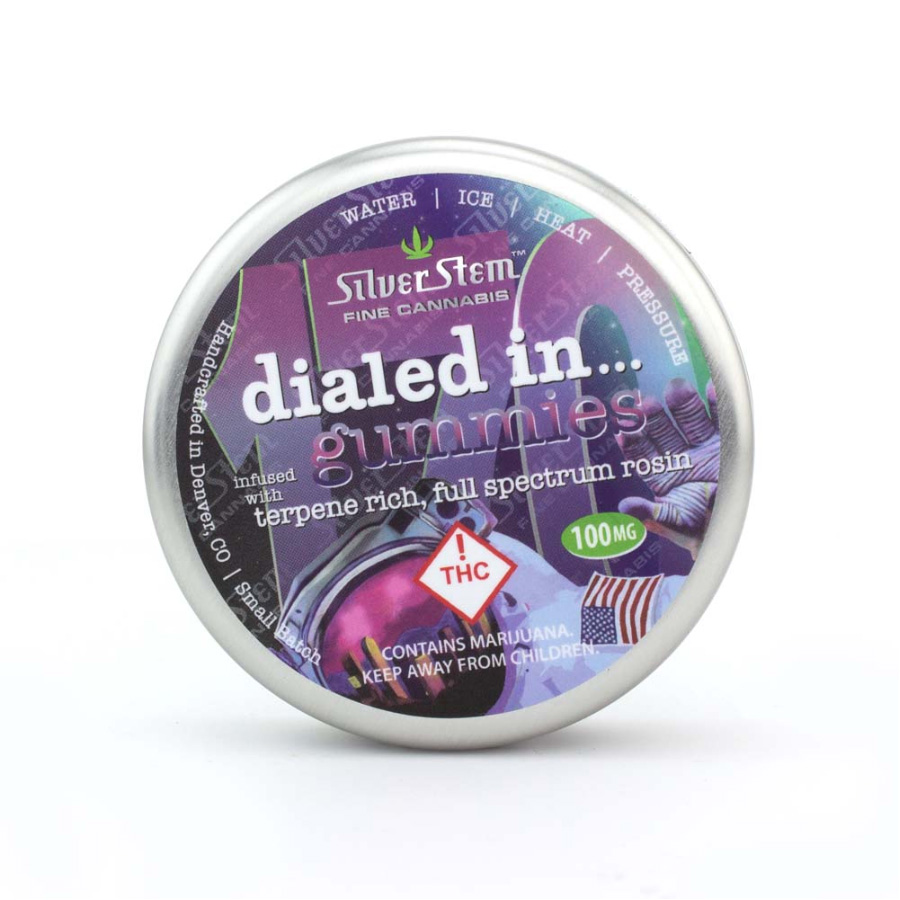 Dialed In - Rosin Gummies - Black Lemon Pie (S) 100mg