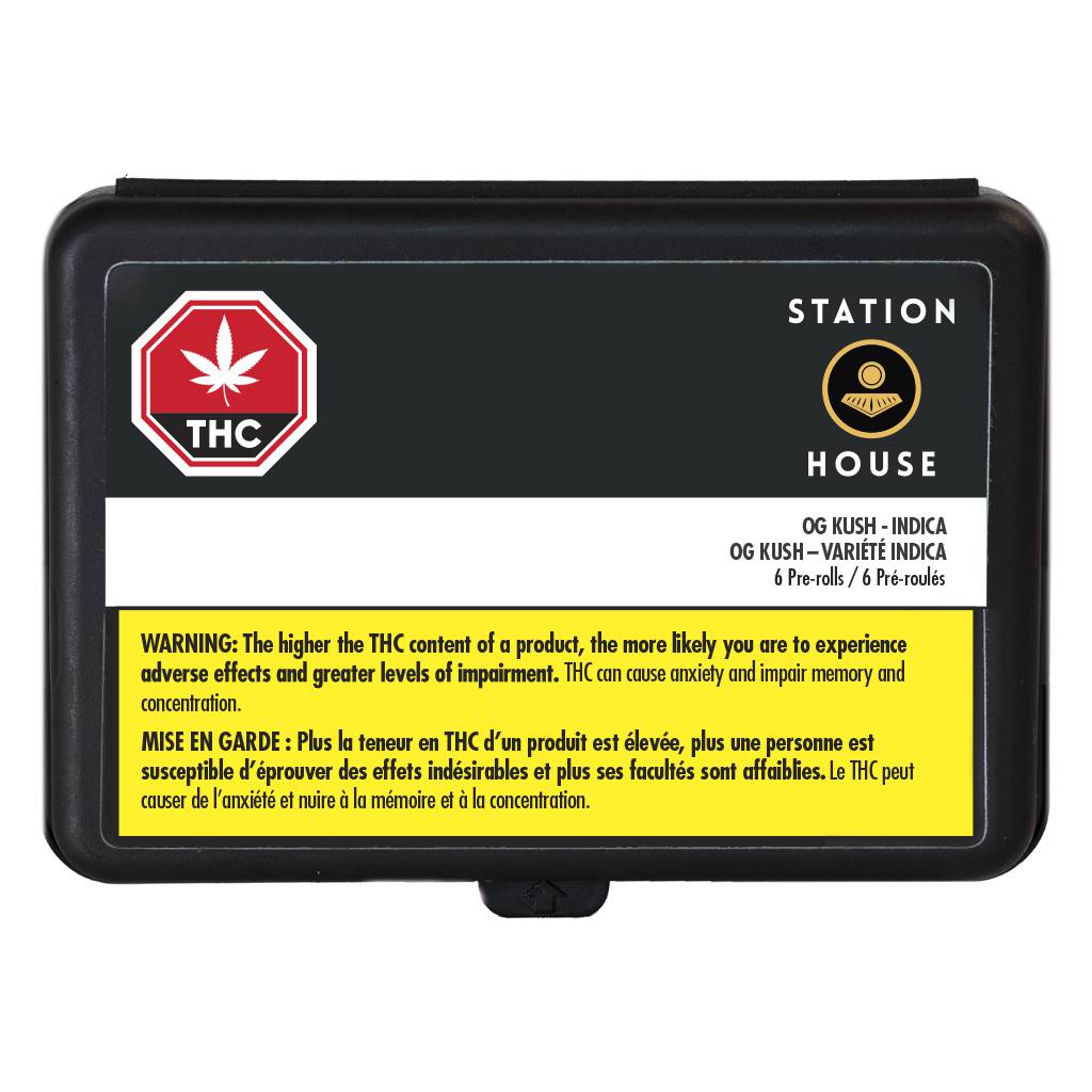 Station House OG Kush Prerolls 6x0.5g