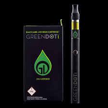 Green Dot | Black | Live Resin Cart | The Sweet Spot