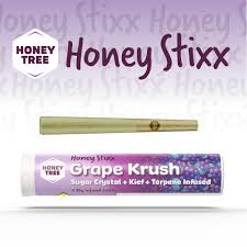 Honey Stixx Grape Krush Flavored Infused Pre-Roll Indica