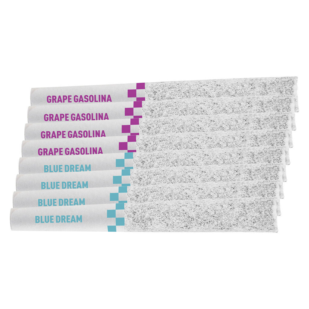 Claybourne - Flyers Frosted Berry Pack Infused Pre-Rolls - (Blue Dream & Grape Gasolina) - 8x0.35g