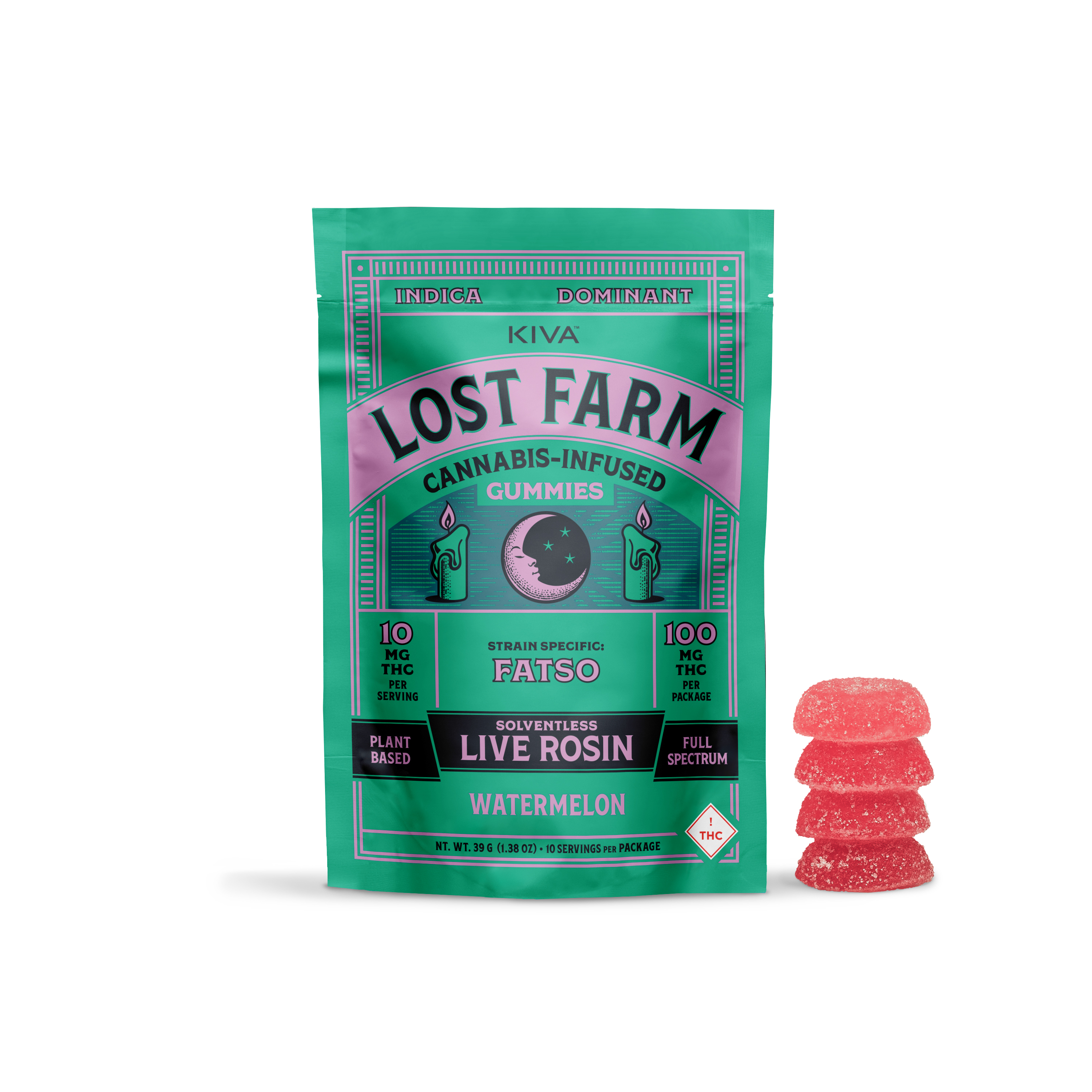 Live Rosin Gummies | Watermelon x Fatso 10PK