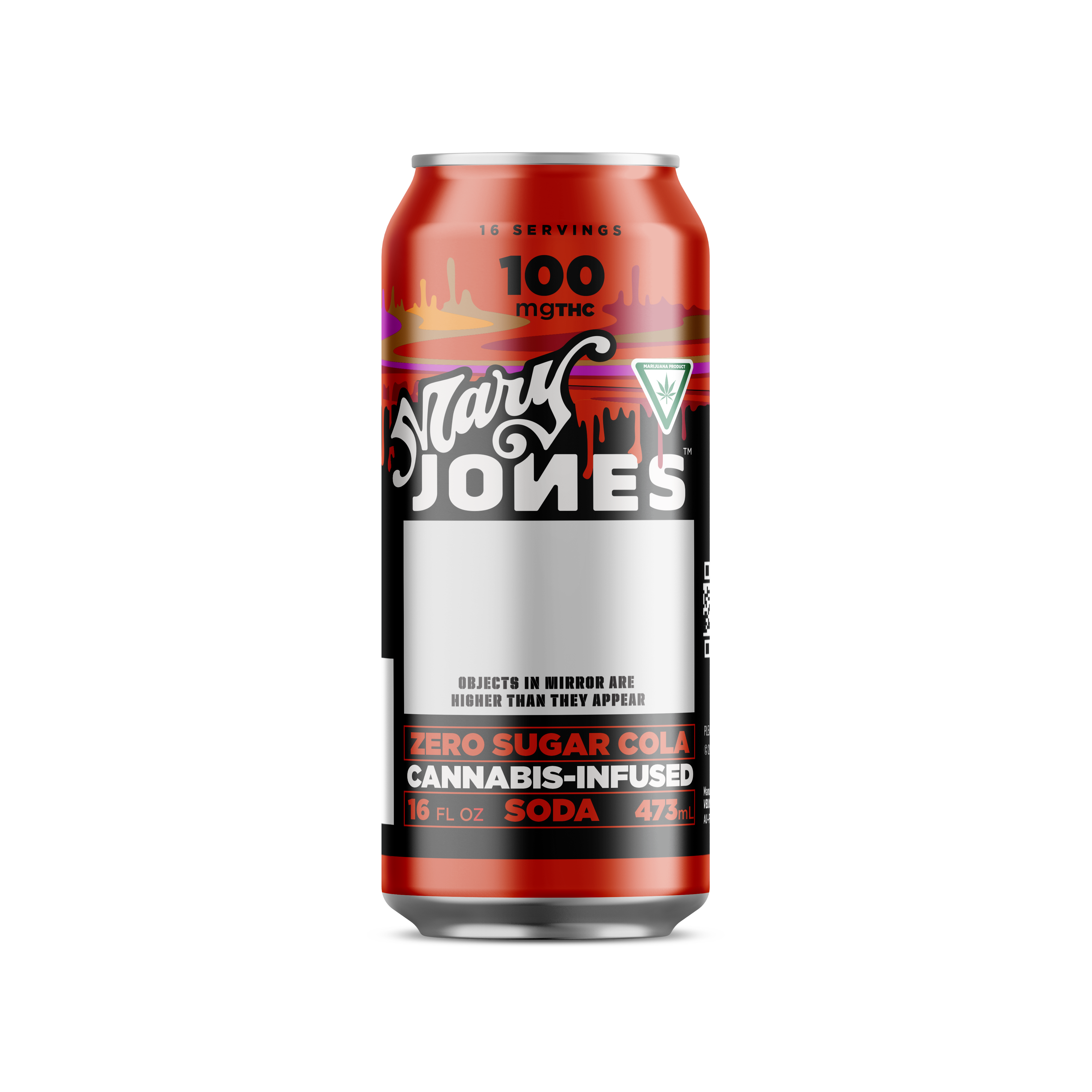 Mary Jones Soda 100mg - Cola Zero Sugar