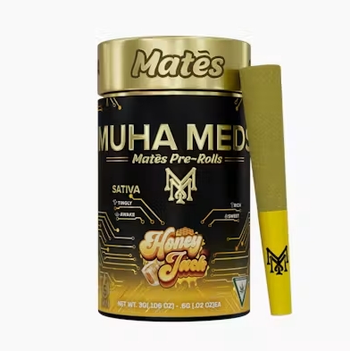 MuhaMeds - Mates Infused Pre-Roll - x 5 pk - Honey Jack