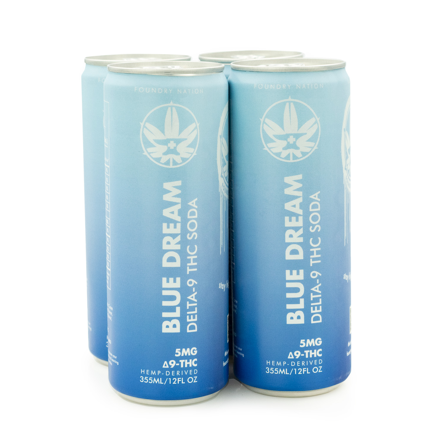 Foundry Nation - 20mg THC Soda - Blue Dream - 12oz