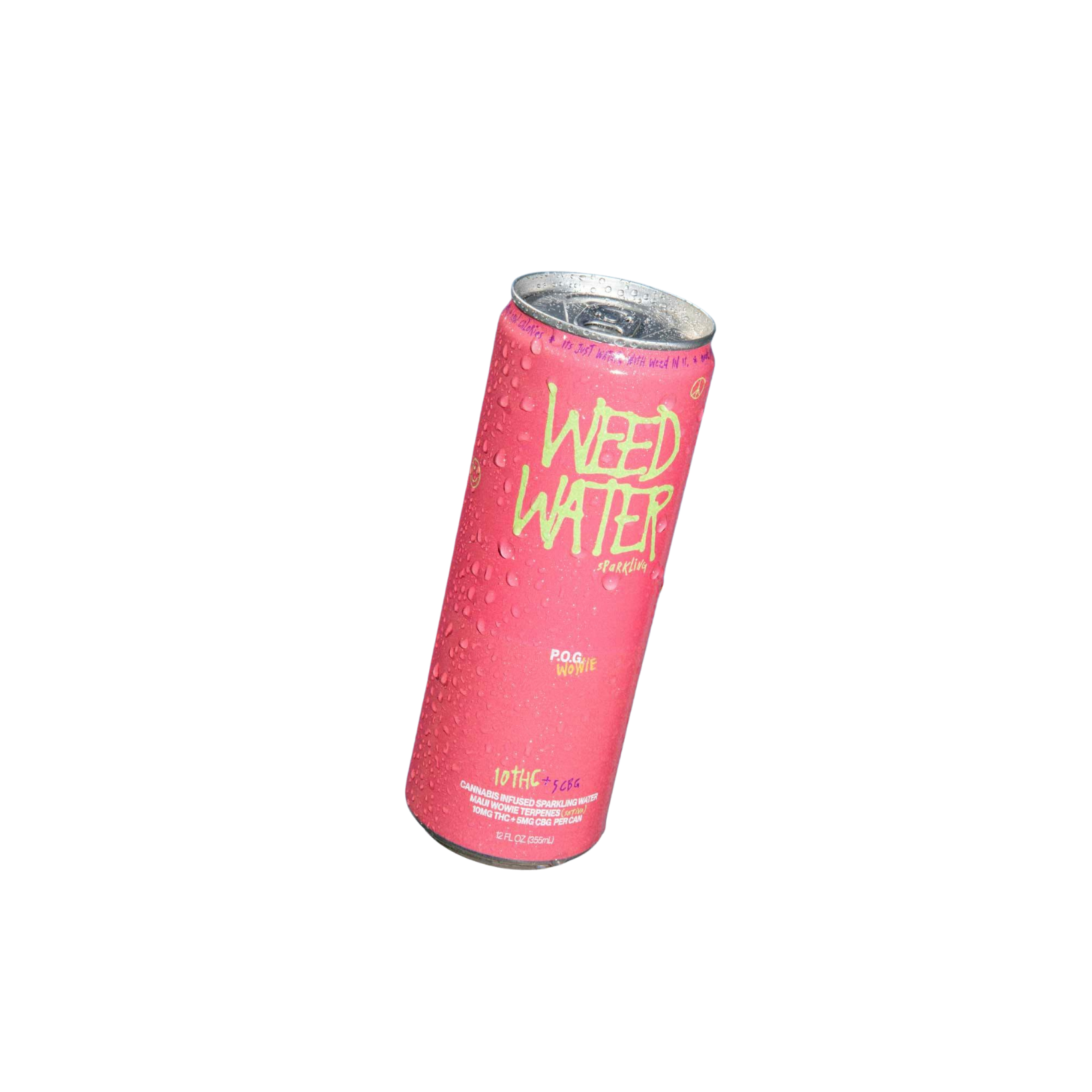 Weed Water - P.O.G Wowie Sparkling Water 2:1 THC:CBG - 10mg