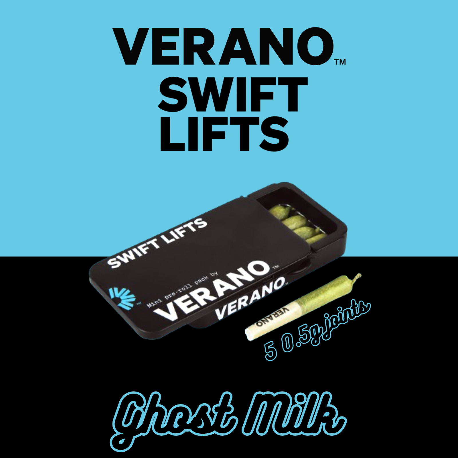 Verano Reserve Swift Lifts (5pk) | Ghost Milk (Indica Dominant)