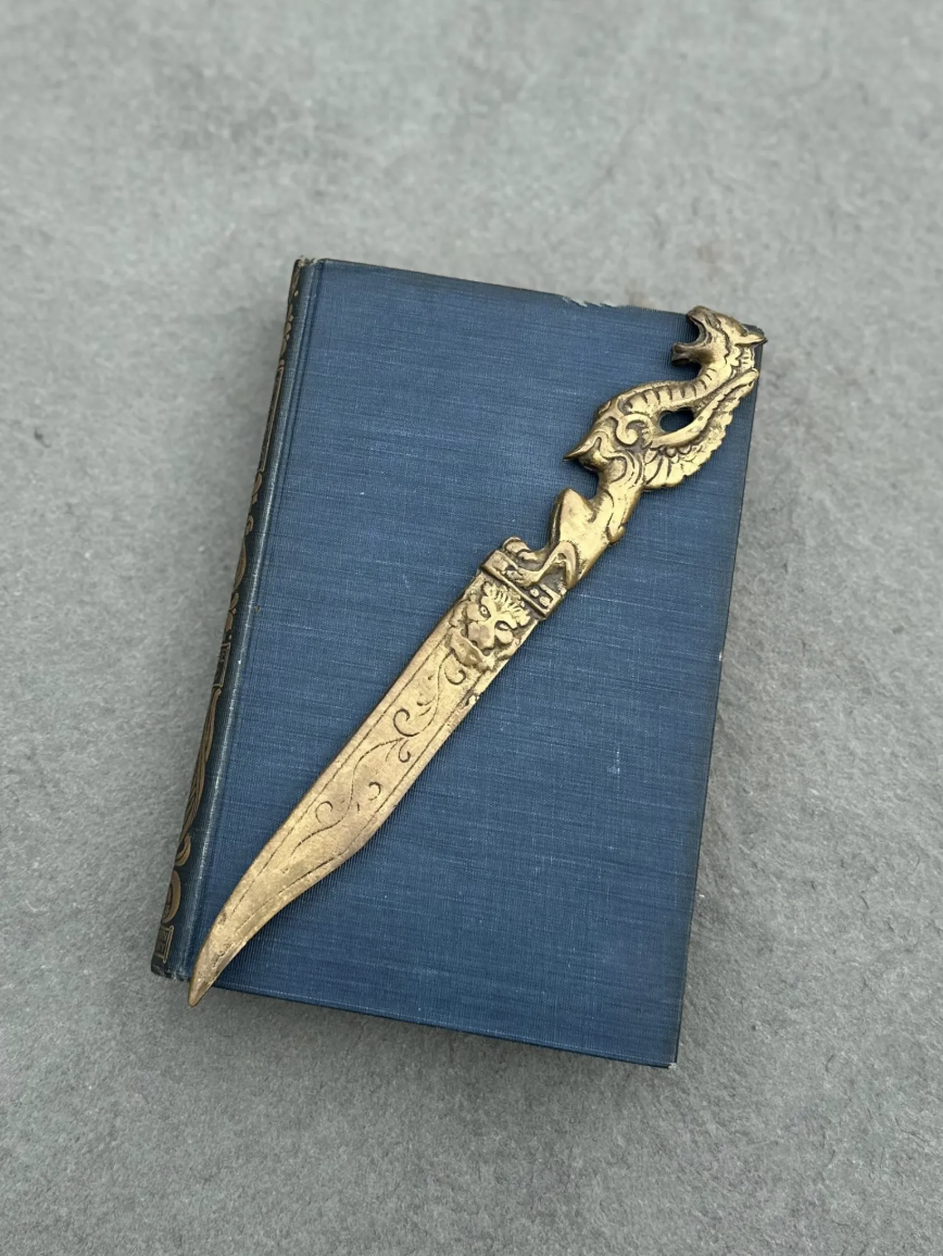 Vintage Brass Dragon/Griffin Head Letter Opener