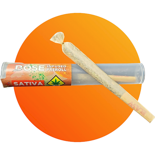 Dose Strawberry Cough (Sativa) 1g Infused Pre-Roll
