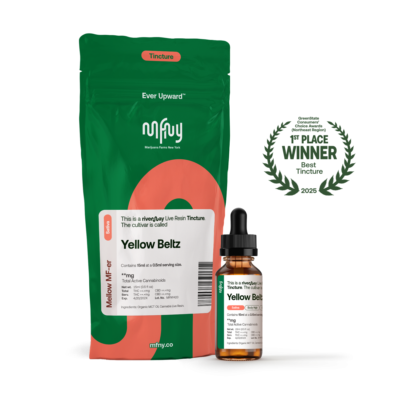 MFNY | Yellow Beltz | Live Resin Tincture | 15mL