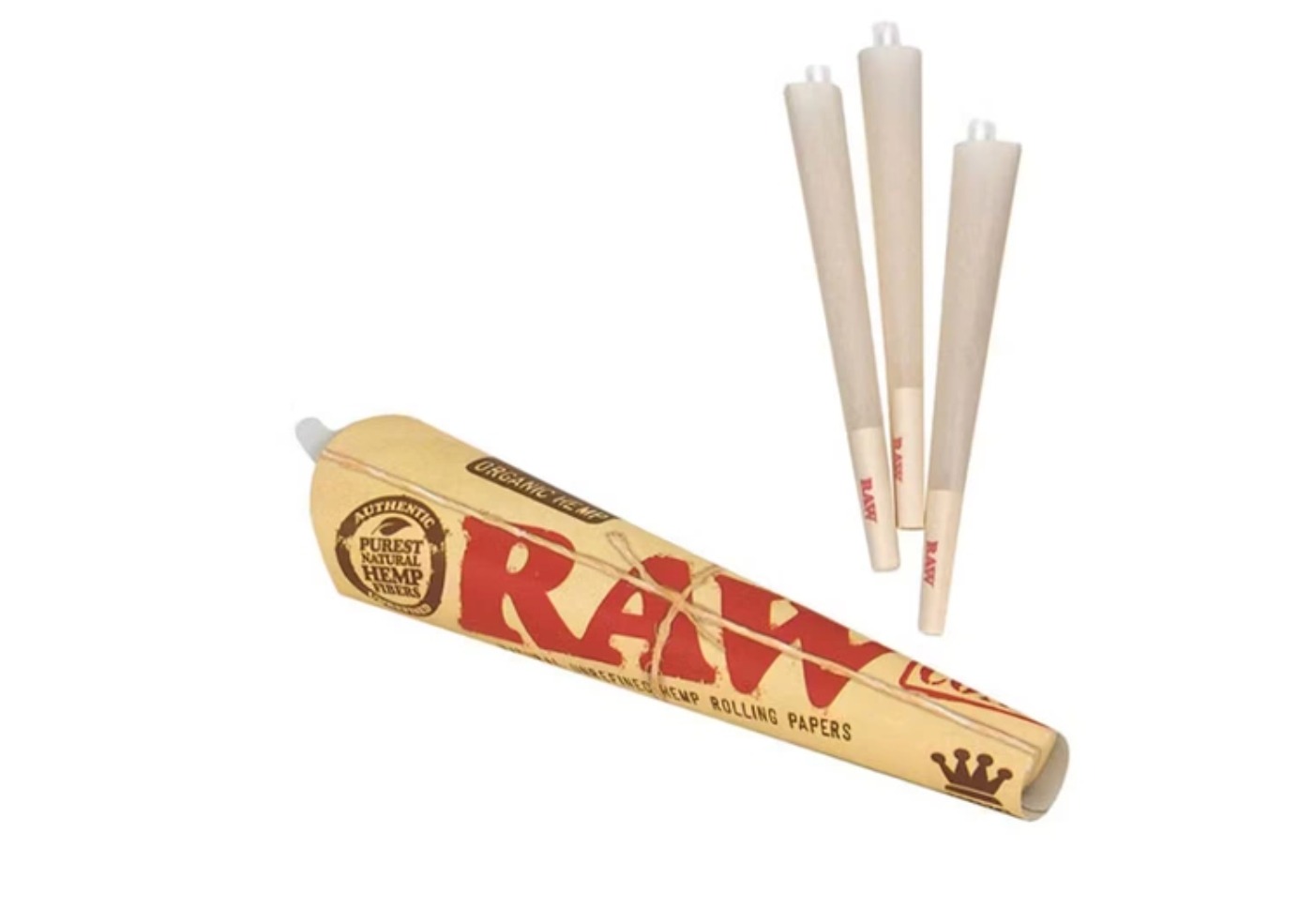 King Size | Raw Organic Cones | 3pk