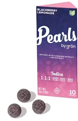 Blackberry Lemonade [I] - 100MG 1:1:1 CBD:CBN Gummies 10PK