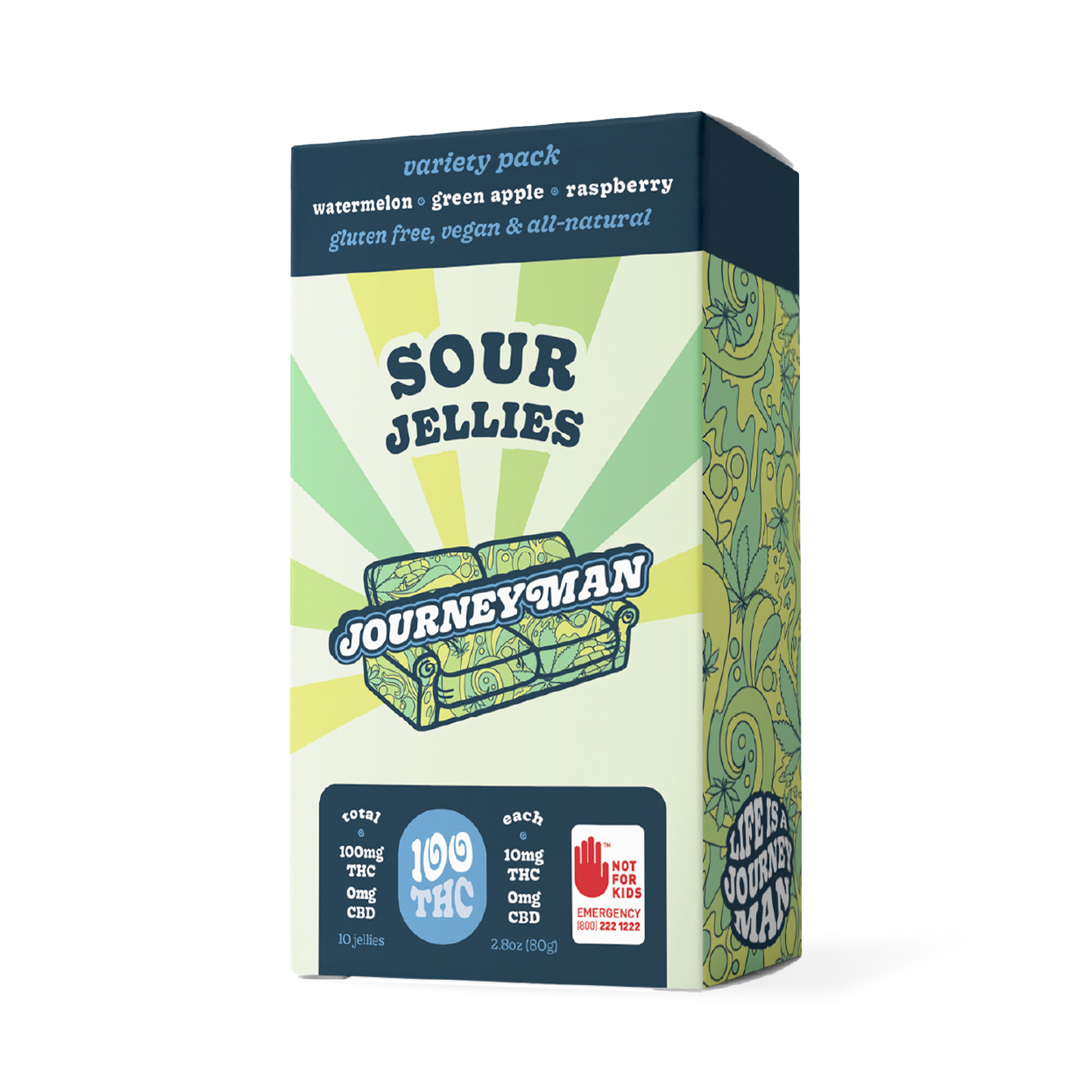JOURNEYMAN - Sour Jellies (100mg THC)