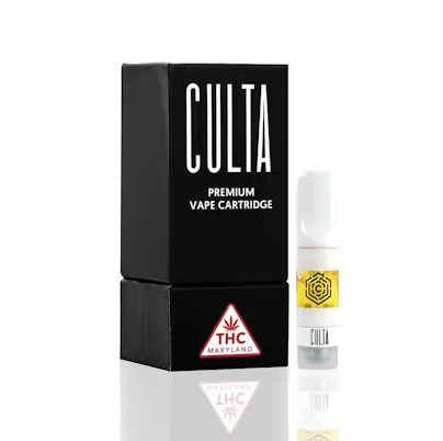 CULTA Live Rosin Cart 500mg: Kush Mints x Str8 Lemonade