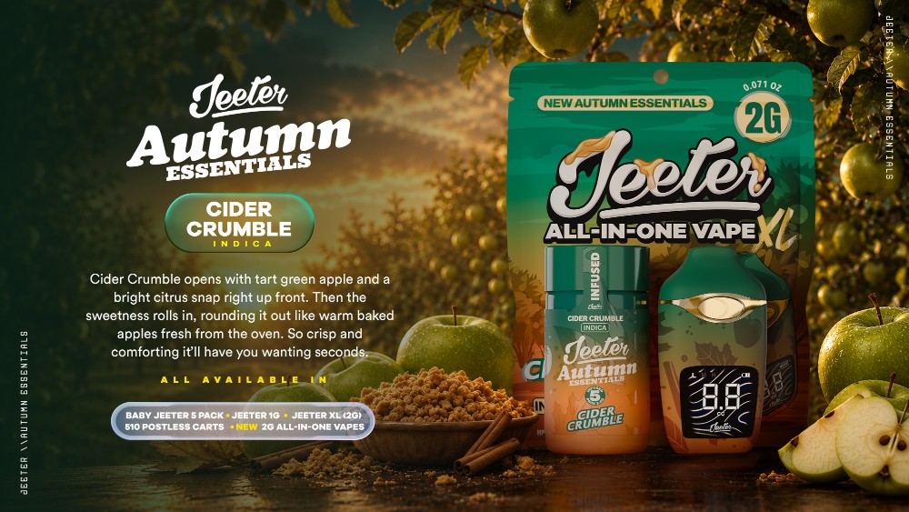 Jeeter | Cider Crumble | Indica | AIO Vape