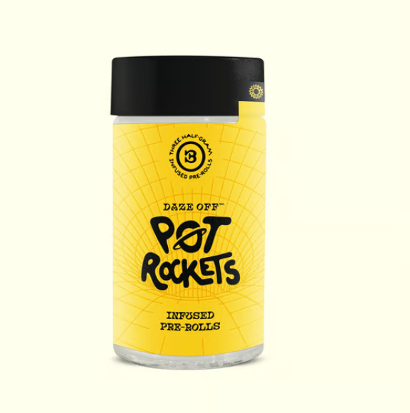 Petit Dejeuner - Sativa - Pot Rockets - Infused - Pre-roll Pack - (3pk)