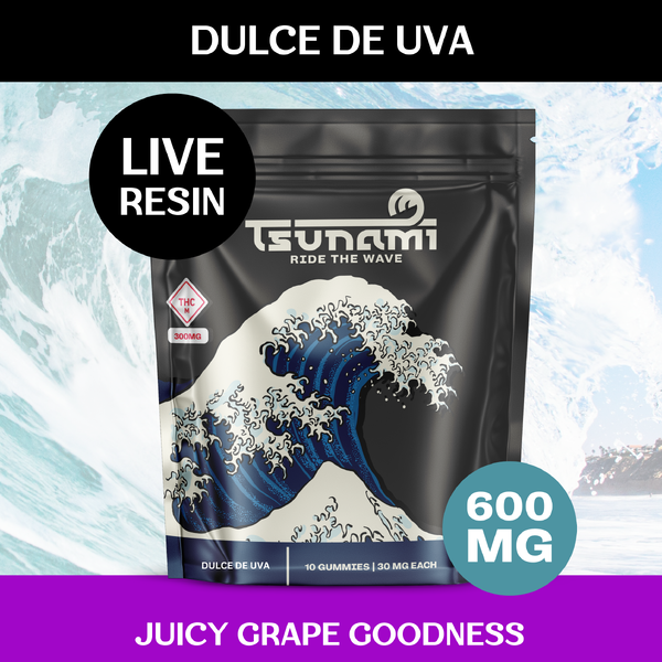Tsunami Canna | Runtz Live Resin Gummies | 600mg (10pk)